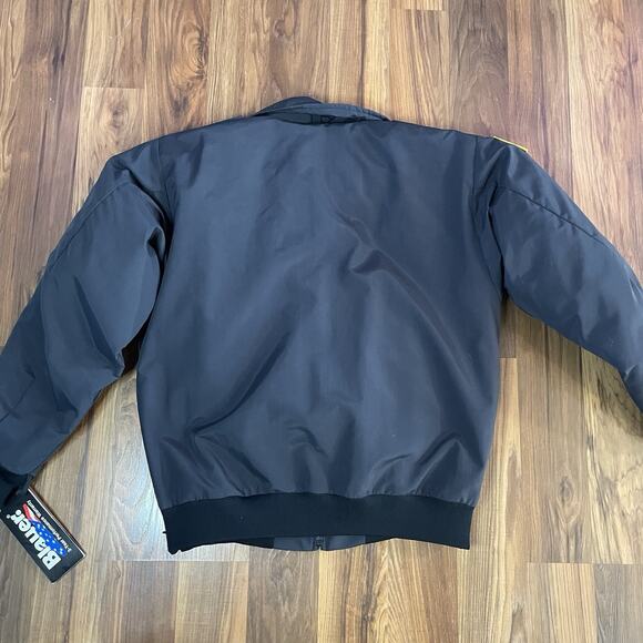 NWT Blauer 6110 B.Dry B.Warm FD Lightweight Nylon Bomber Jacket Men’s M - Black - Picture 3 of 11